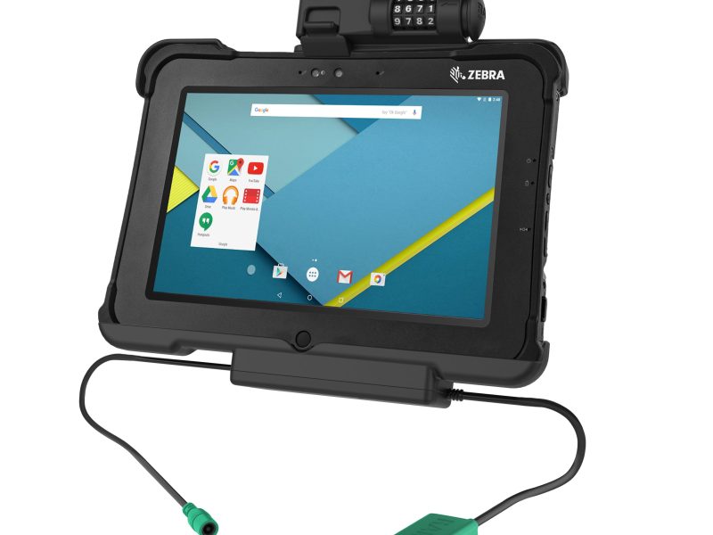 GDS® Combo Locking Power + Dual USB Dock for Zebra XSLATE L10