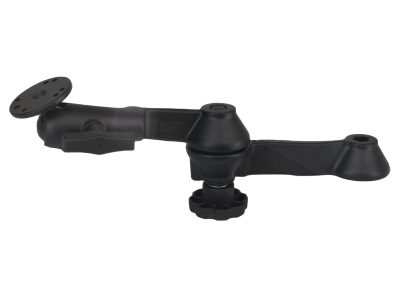 RAM® 12″ Long Double Swing Arm with Round Plate