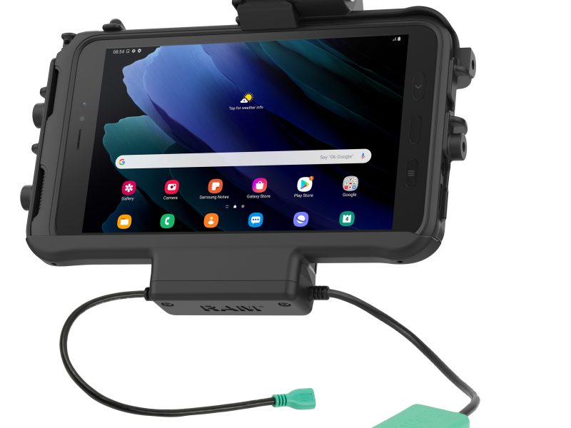 RAM® Thin-Dock™ Locking Power + Dual USB Dock for Tab Active5 & 3