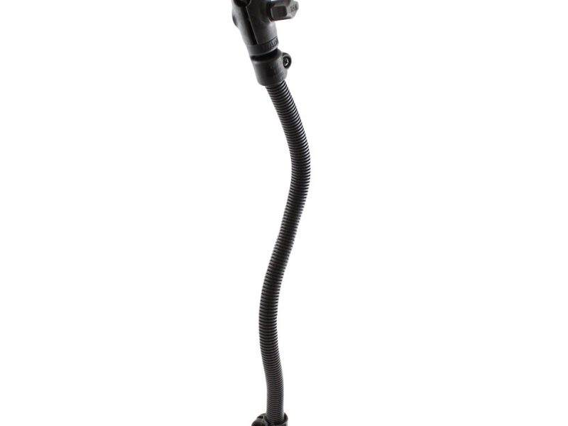 RAM® Pod™ I Vehicle Mount with 18″ Aluminum Rod and Diamond Plate