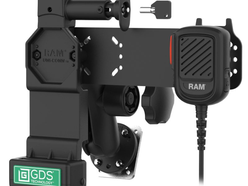 GDS® Uni-Conn™ Locking PTT Remote Speaker Mic Bundle for ESChat & Zello