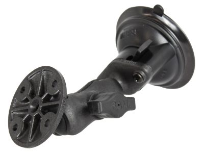 RAM® Twist-Lock™ Composite Suction Mount with Round Plate – Short