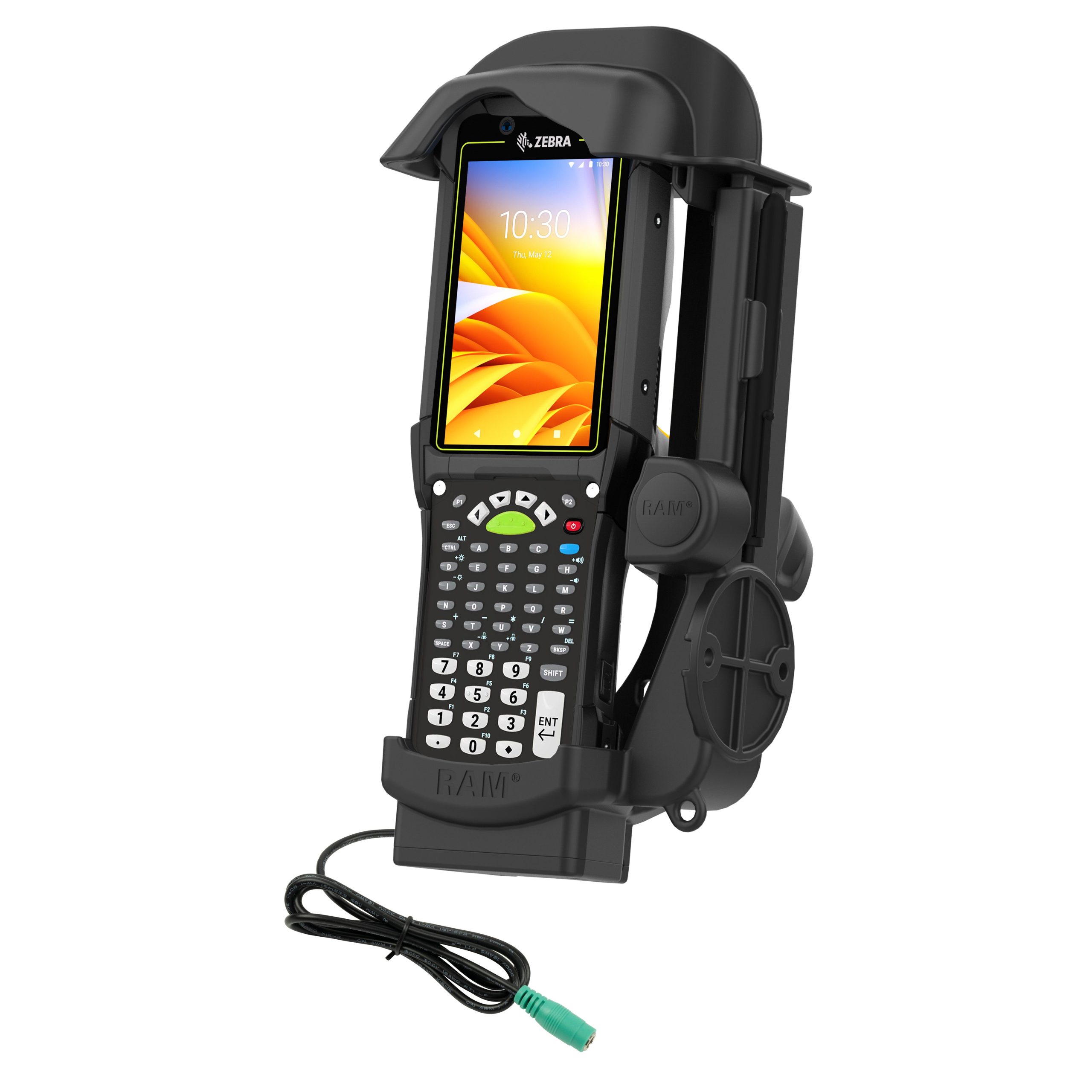 适用于Zebra MC 9400和MC 9300的RAM®供电底座